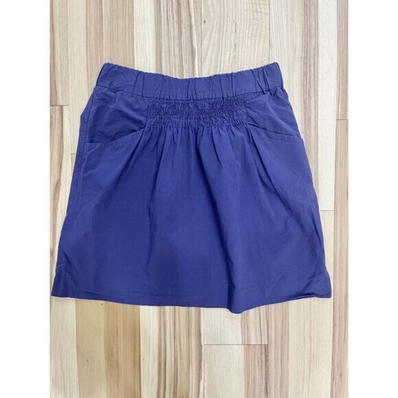 Banana Republic Purple Skirt Size 0 Smocked Front - Picture 1 of 3